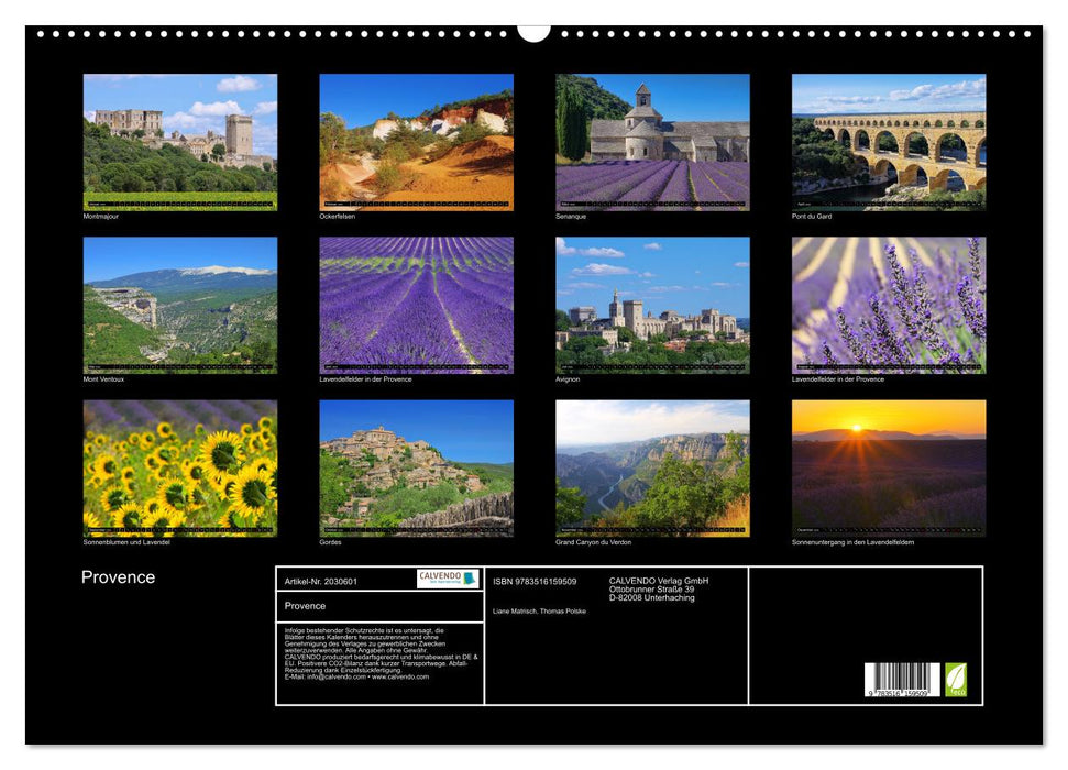 Provence (CALVENDO Wandkalender 2026)