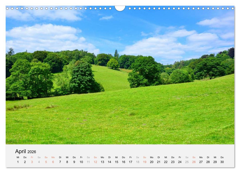 Sommer im Lake District (CALVENDO Wandkalender 2026)