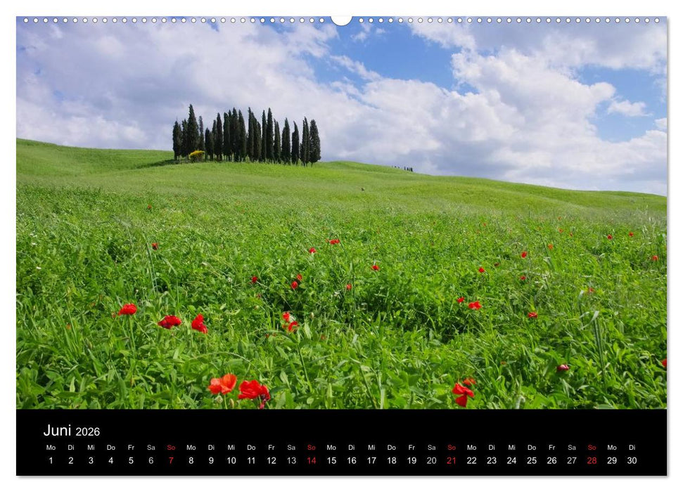 Toskana – Traumlandschaft in Italien (CALVENDO Wandkalender 2026)