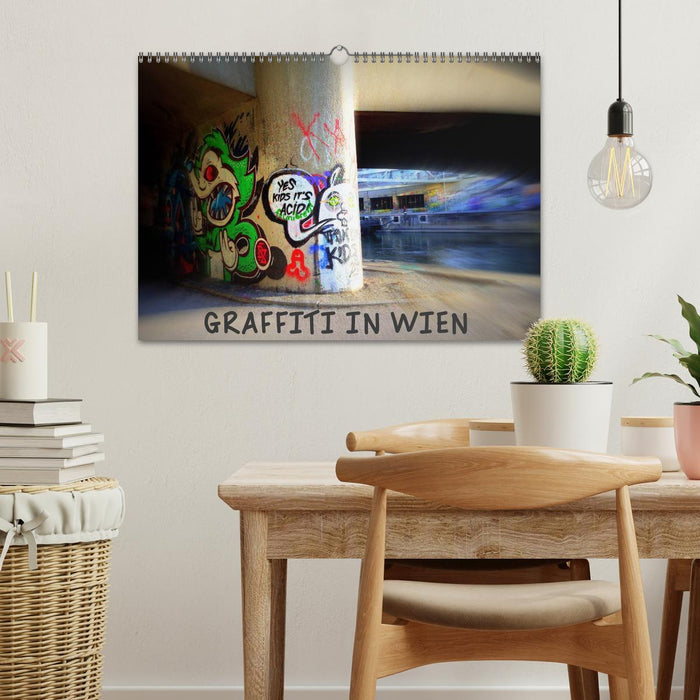Graffiti in Wien (CALVENDO Wandkalender 2026)