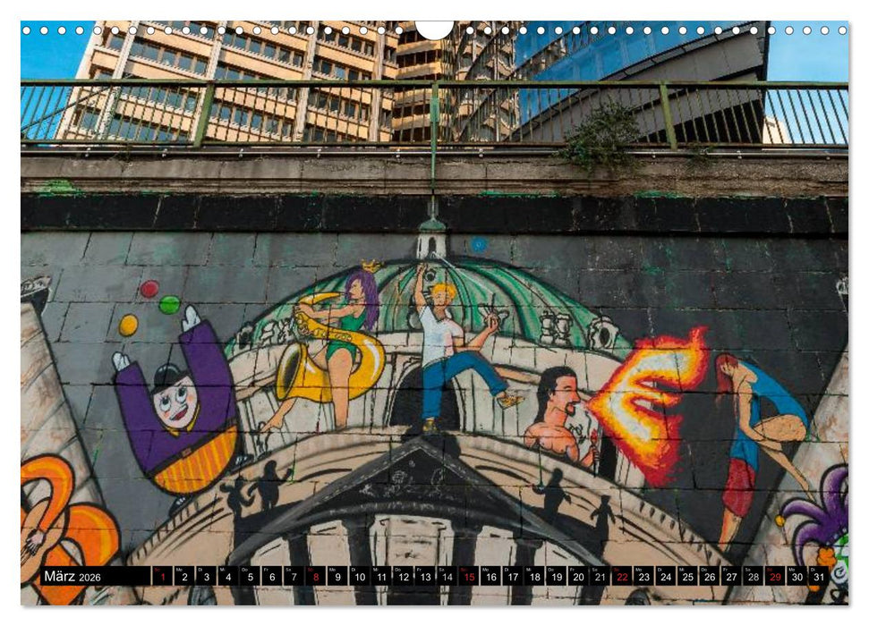 Graffiti in Wien (CALVENDO Wandkalender 2026)