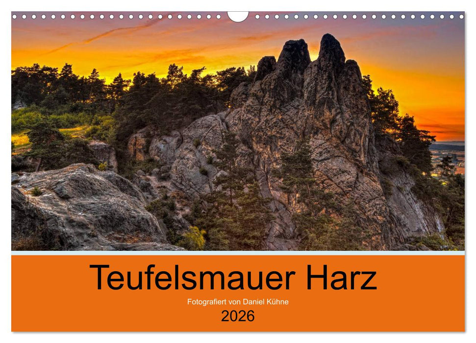 Teufelsmauer Harz (CALVENDO Wandkalender 2026)