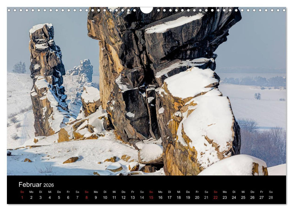 Teufelsmauer Harz (CALVENDO Wandkalender 2026)