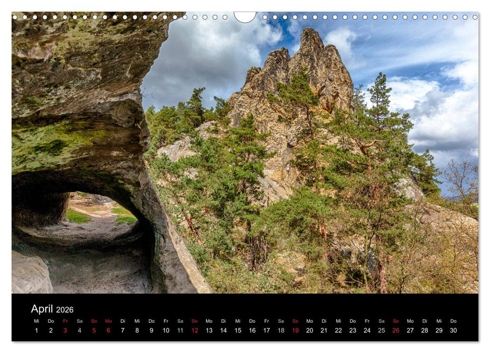 Teufelsmauer Harz (CALVENDO Wandkalender 2026)