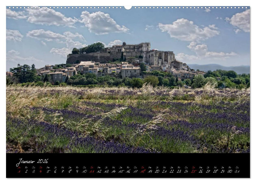 Provence romantique (CALVENDO Wandkalender 2026)
