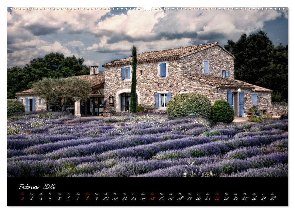 Provence romantique (CALVENDO Wandkalender 2026)