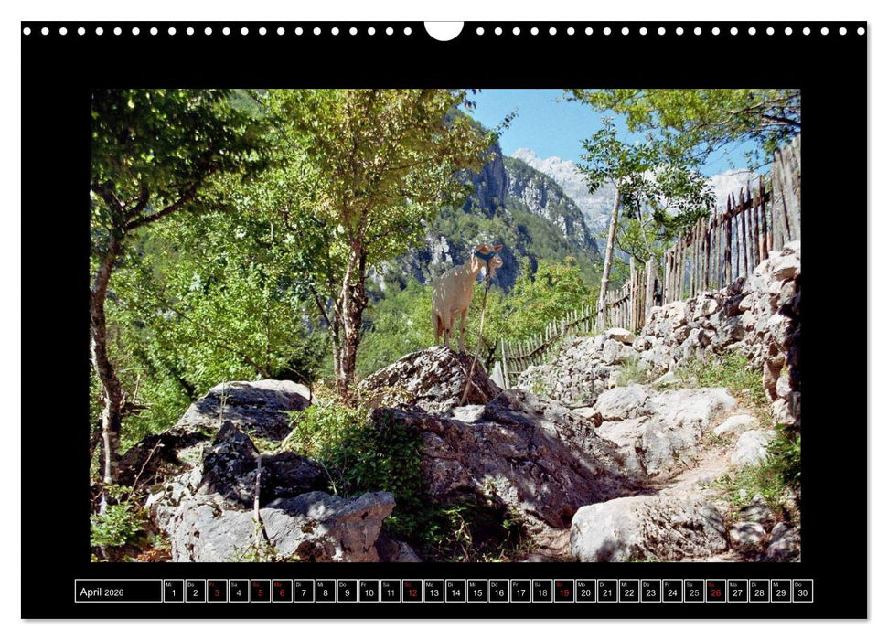 Der Norden Albaniens (CALVENDO Wandkalender 2026)