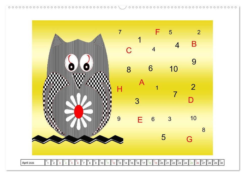 Rätselspaß für Kinder ab 4 Jahren (CALVENDO Wandkalender 2026)