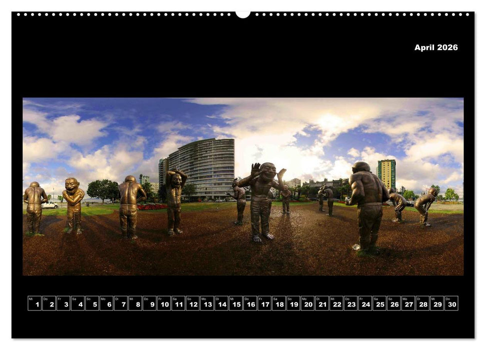 Vancouver / Kanada in faszinierender 360° Panorama-Photographie (CALVENDO Wandkalender 2026)