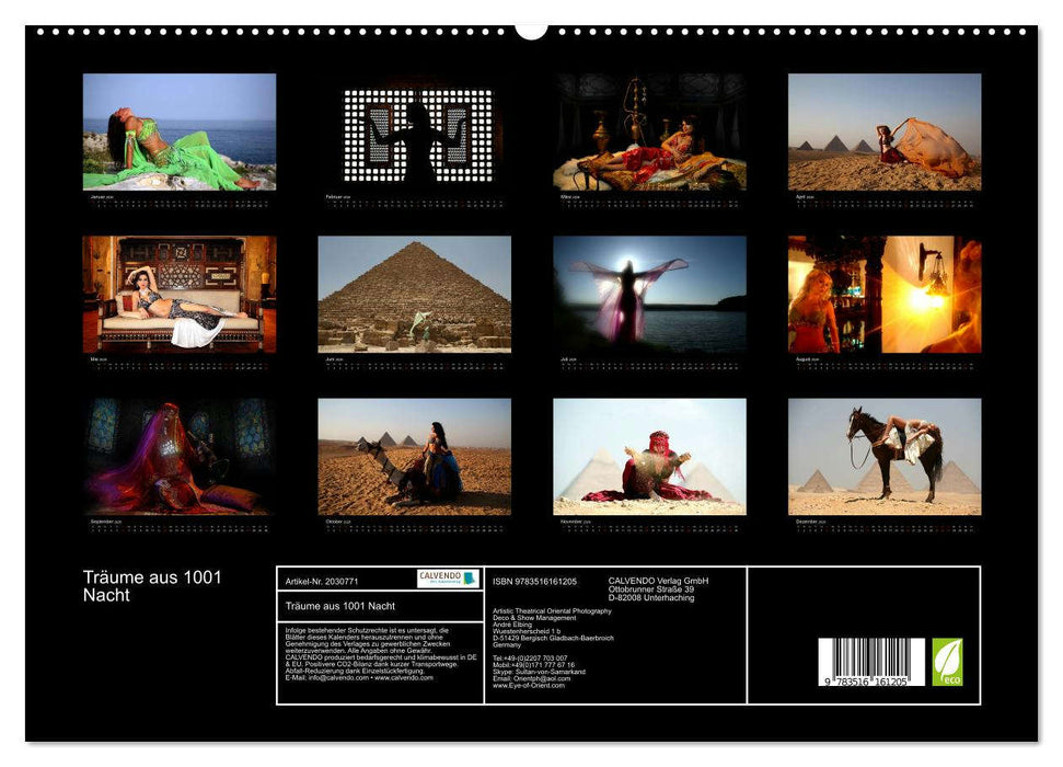 Träume aus 1001 Nacht (CALVENDO Premium Wandkalender 2026)