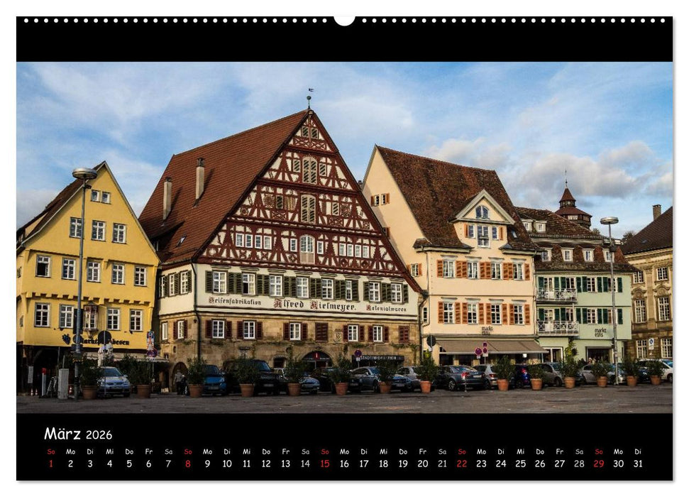 Esslingen am Neckar - Vom Mittelalter in die Moderne (CALVENDO Wandkalender 2026)