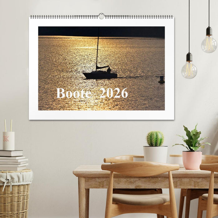 Boote 2026 (CALVENDO Wandkalender 2026)
