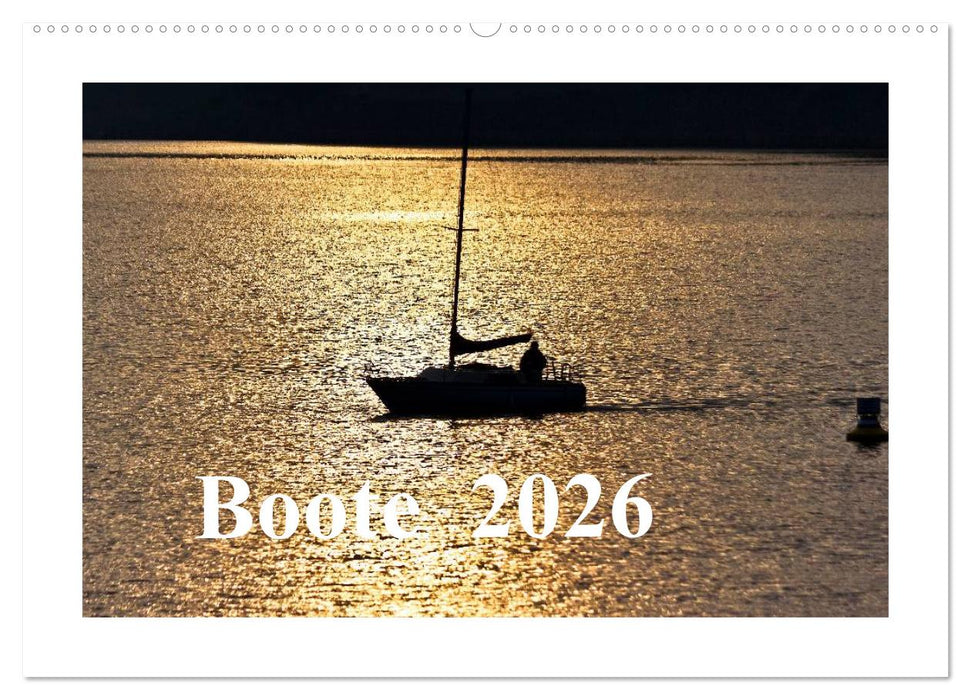 Boote 2026 (CALVENDO Wandkalender 2026)