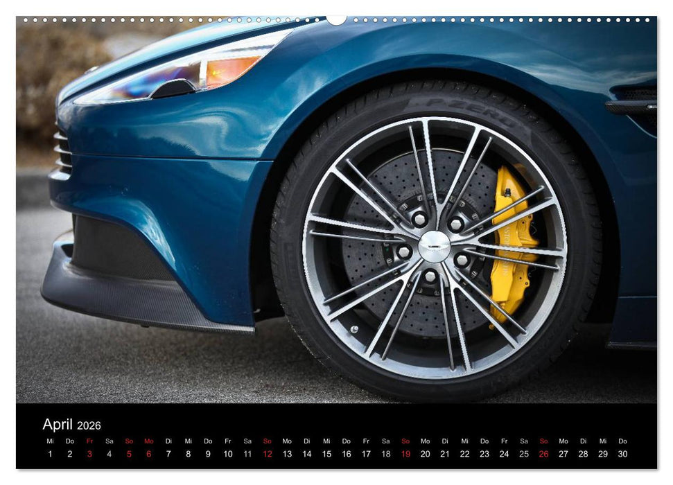 Aston Martin Vanquish Volante (CALVENDO Premium Wandkalender 2026)