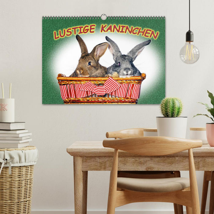 Lustige Kaninchen (CALVENDO Wandkalender 2026)