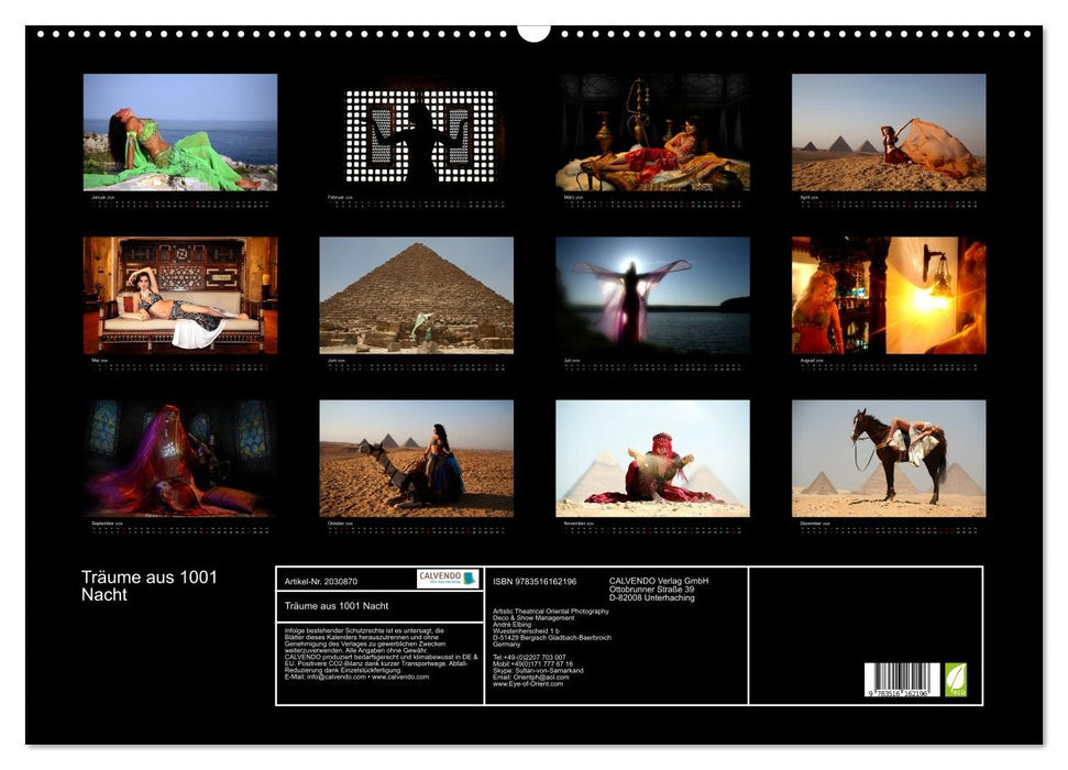 Träume aus 1001 Nacht (CALVENDO Wandkalender 2026)