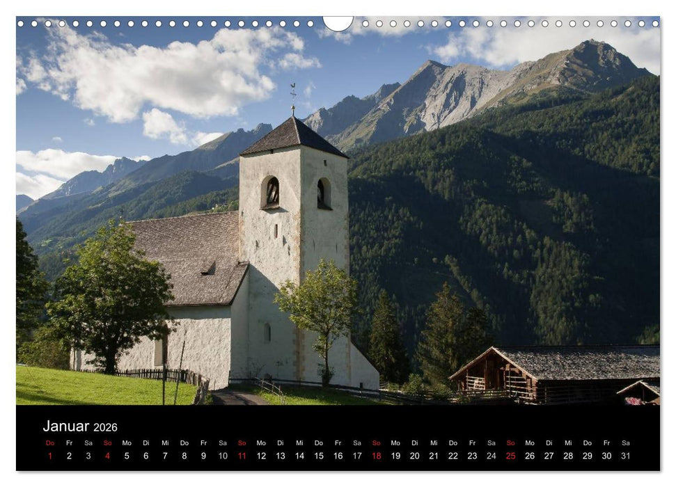Osttiroler Impressionen (CALVENDO Wandkalender 2026)
