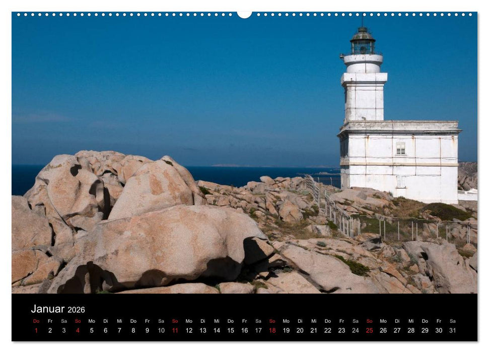 Sardinien Costa Smeralda und der Norden (CALVENDO Wandkalender 2026)