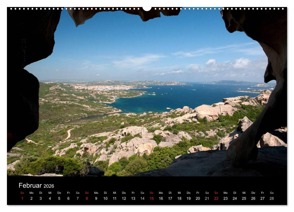Sardinien Costa Smeralda und der Norden (CALVENDO Wandkalender 2026)