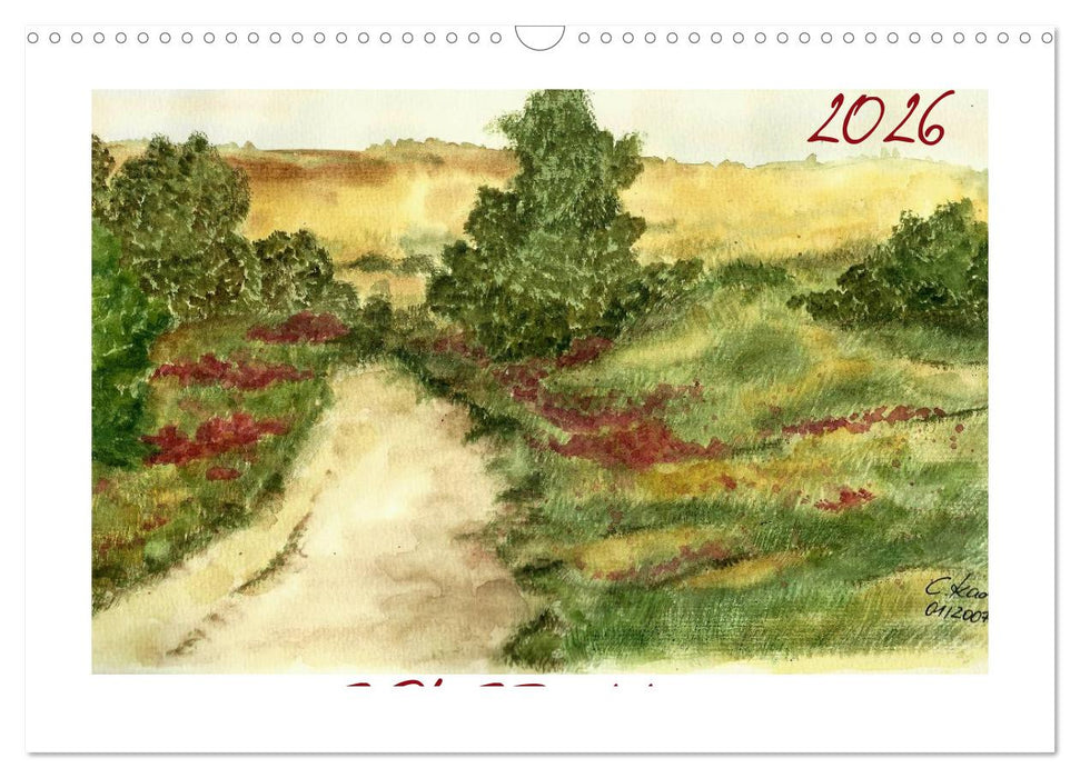 Der AQUARELL-Kalender (CALVENDO Wandkalender 2026)