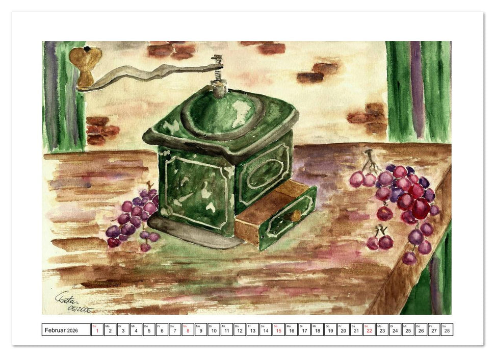 Der AQUARELL-Kalender (CALVENDO Wandkalender 2026)