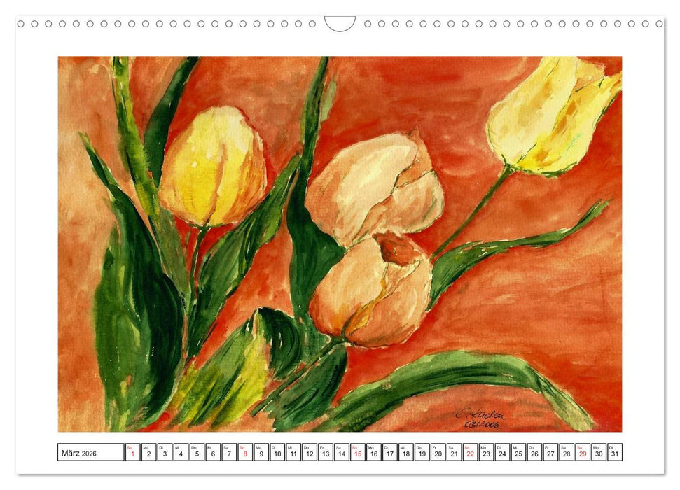 Der AQUARELL-Kalender (CALVENDO Wandkalender 2026)