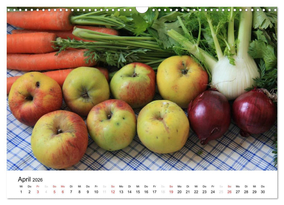 Alte Apfelsorten (CALVENDO Wandkalender 2026)