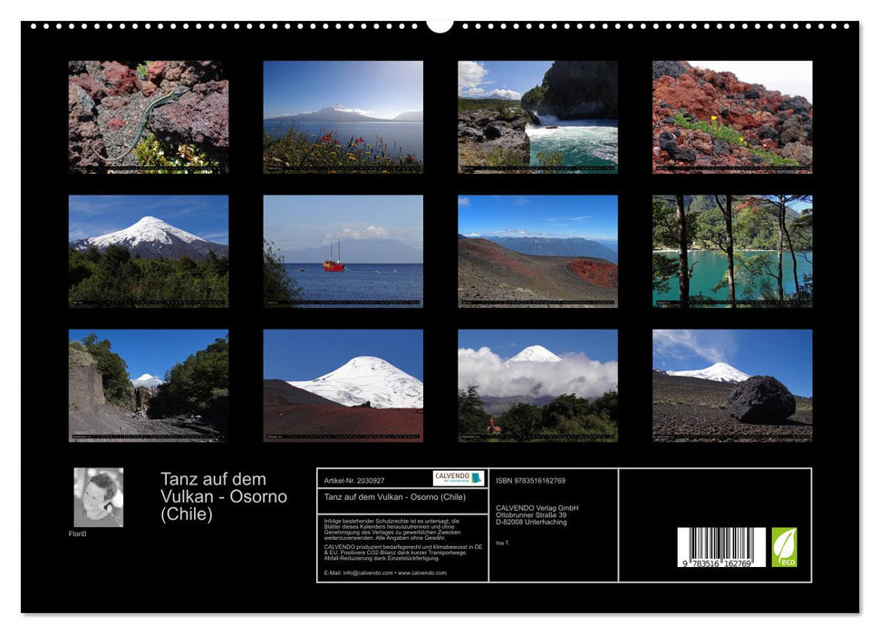 Tanz auf dem Vulkan - Osorno (Chile) (CALVENDO Premium Wandkalender 2026)