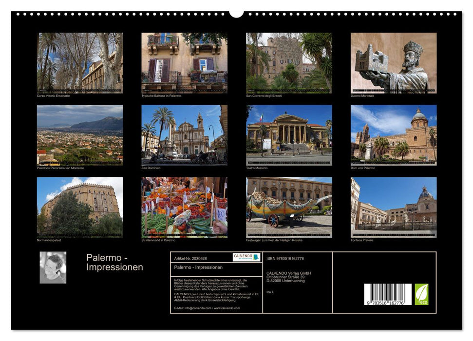 Palermo - Impressionen (CALVENDO Premium Wandkalender 2026)