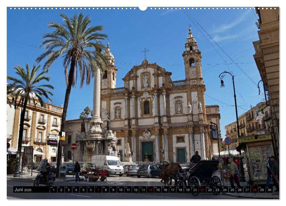 Palermo - Impressionen (CALVENDO Premium Wandkalender 2026)