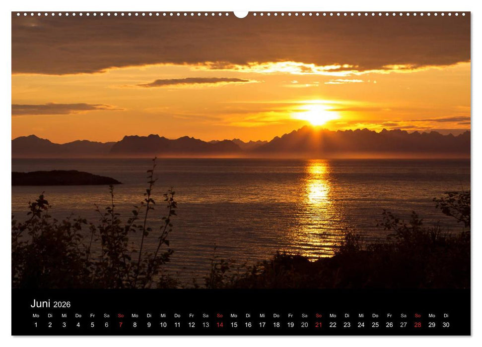 Lichter des Nordens (CALVENDO Premium Wandkalender 2026)