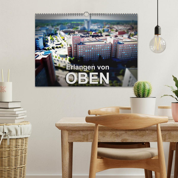 Erlangen von oben (CALVENDO Wandkalender 2026)