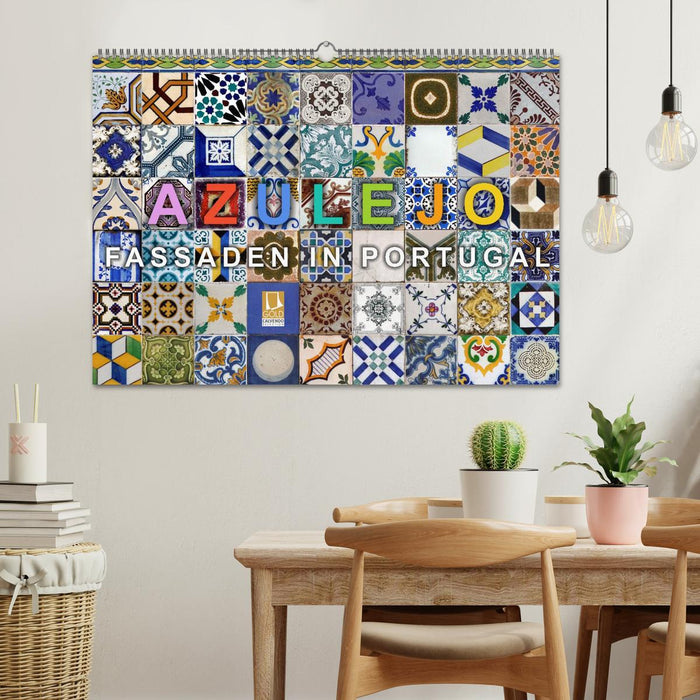 Azulejo-Fassaden in Portugal (CALVENDO Wandkalender 2026)