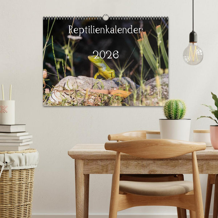 Reptilienkalender 2026 (CALVENDO Wandkalender 2026)