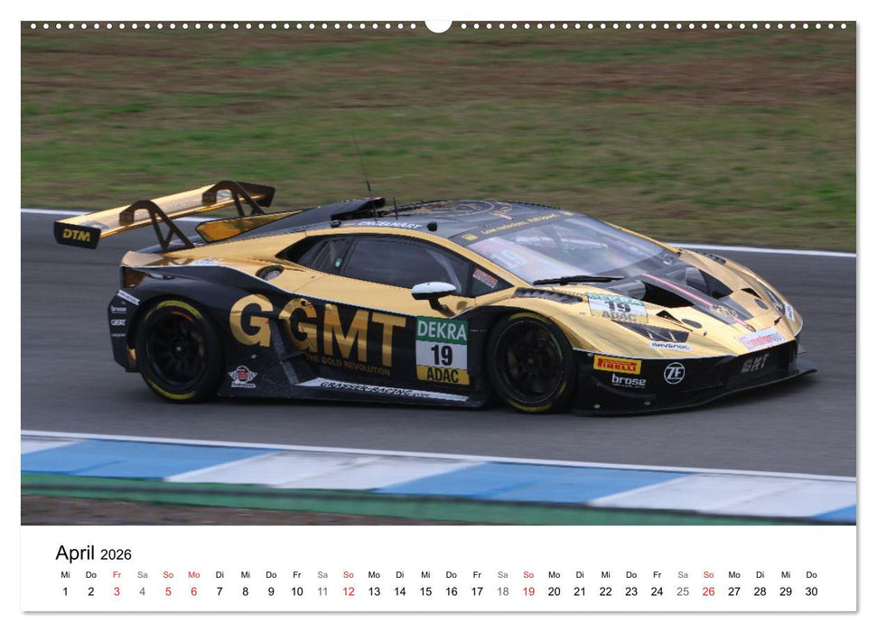 Supersportwagen auf der Rennstrecke (CALVENDO Premium Wandkalender 2026)
