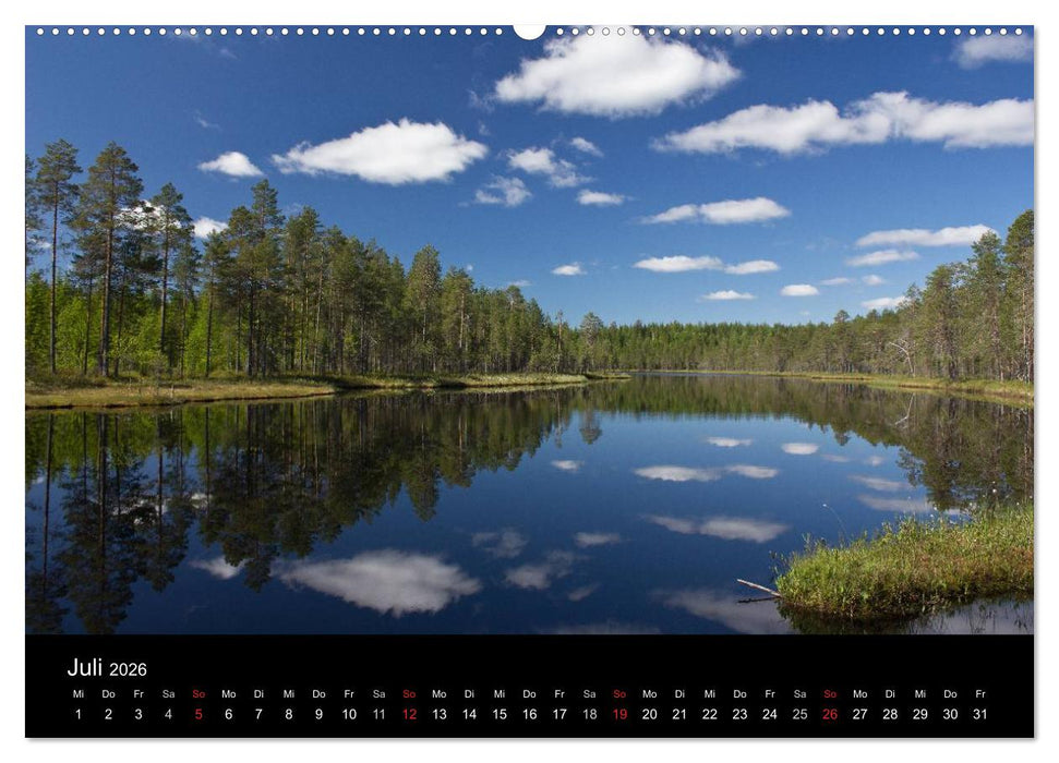 Finnland - Land der tausend Seen (CALVENDO Premium Wandkalender 2026)