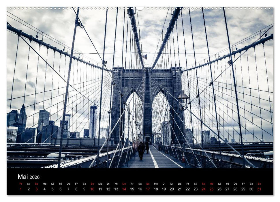 New York (CALVENDO Premium Wandkalender 2026)