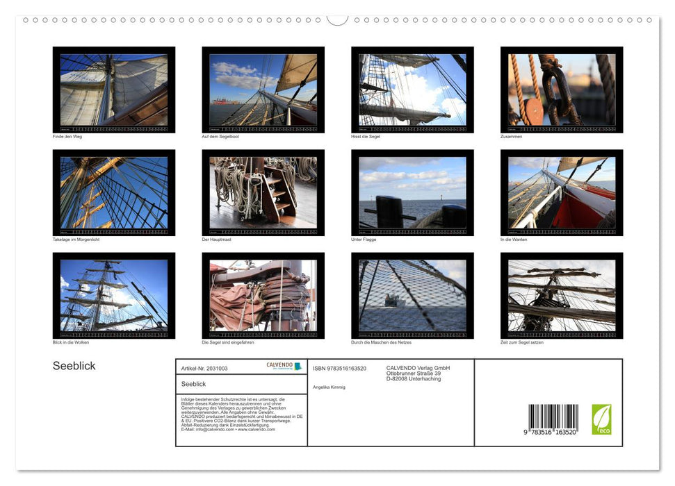 Seeblick (CALVENDO Premium Wandkalender 2026)