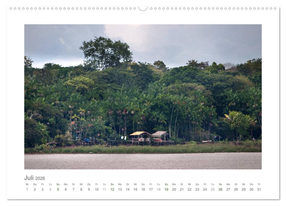 Amazonas, eine Reise entlang seiner Ufer (CALVENDO Premium Wandkalender 2026)