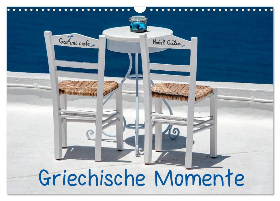 Griechische Momente (CALVENDO Wandkalender 2026)