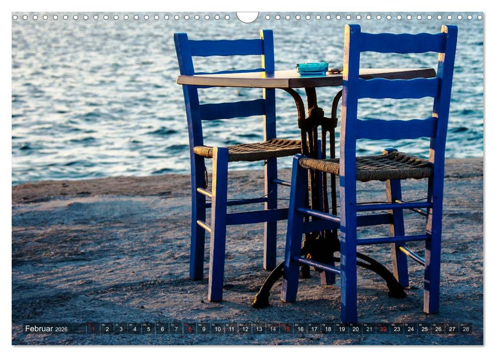 Griechische Momente (CALVENDO Wandkalender 2026)