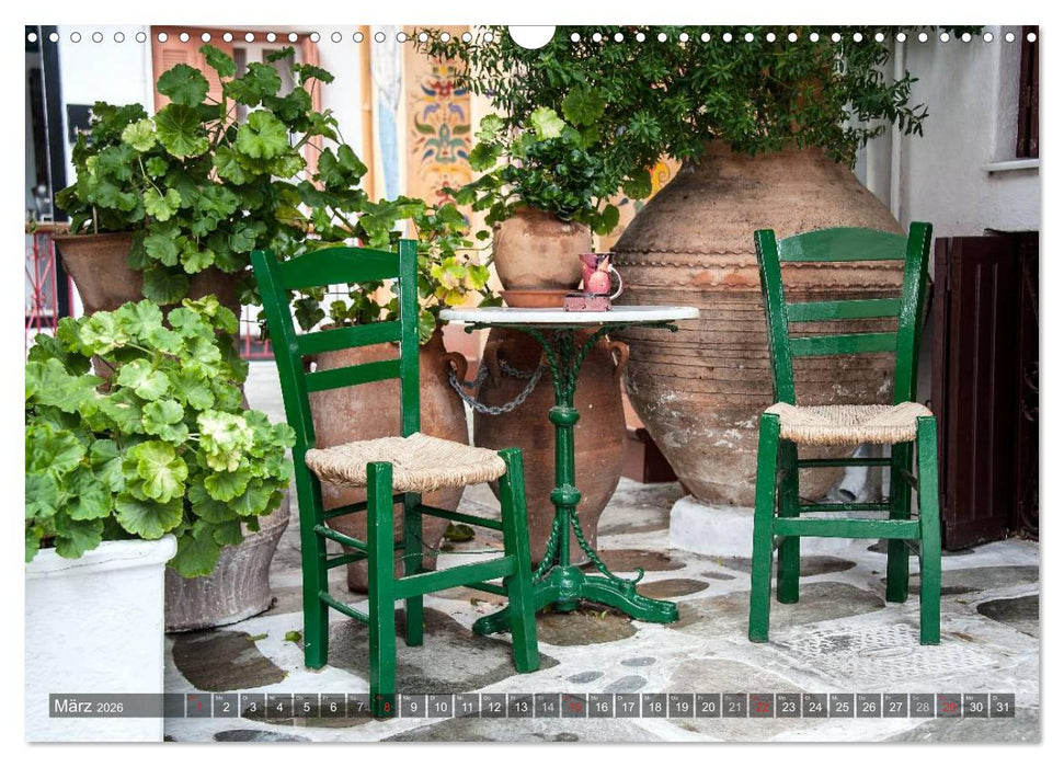 Griechische Momente (CALVENDO Wandkalender 2026)