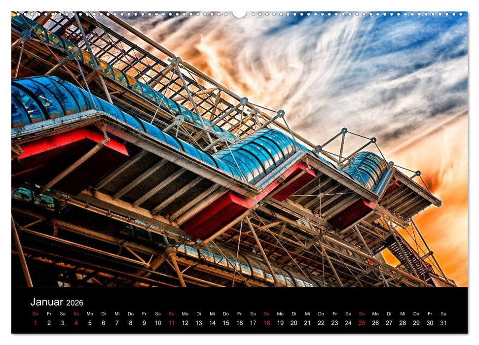 Paris - Impressionen einer Weltstadt (CALVENDO Premium Wandkalender 2026)