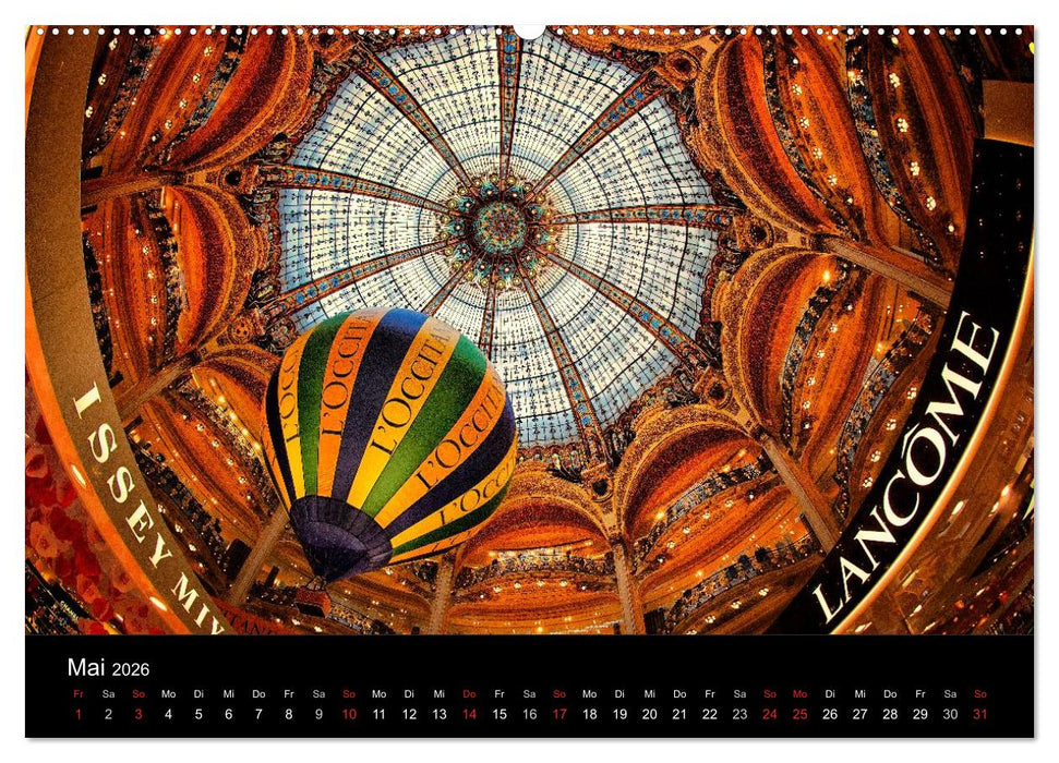 Paris - Impressionen einer Weltstadt (CALVENDO Premium Wandkalender 2026)