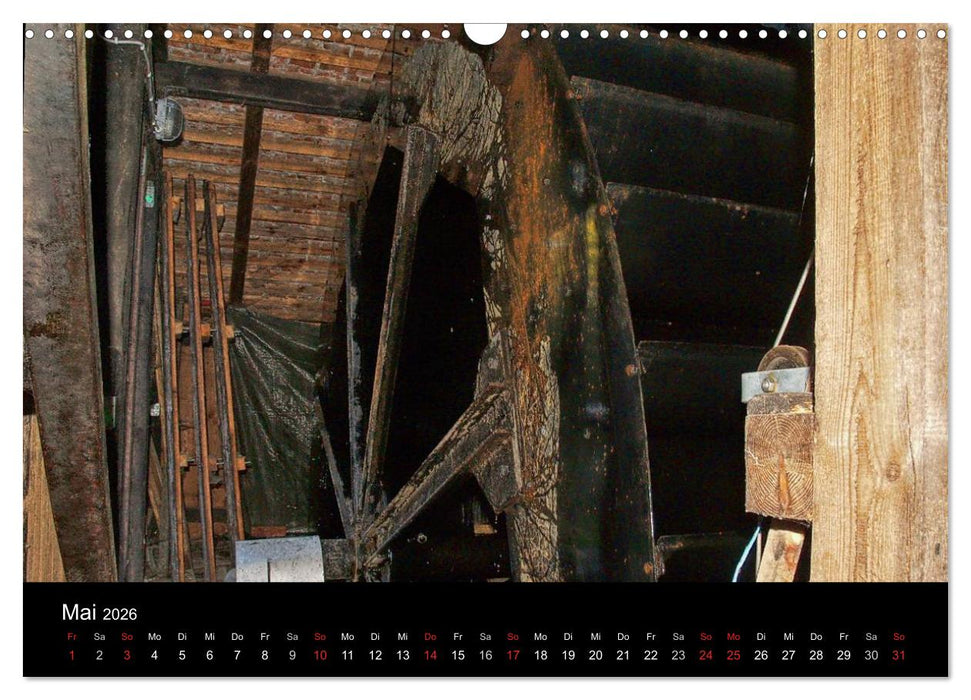 Wassermühlen an der Dahme (CALVENDO Wandkalender 2026)
