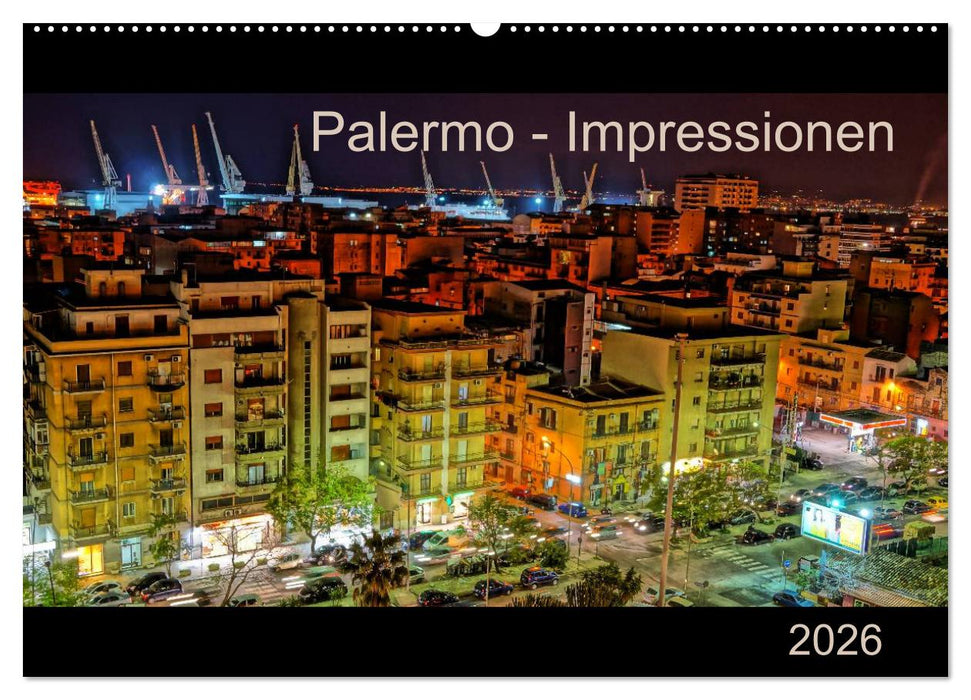 Palermo - Impressionen (CALVENDO Wandkalender 2026)