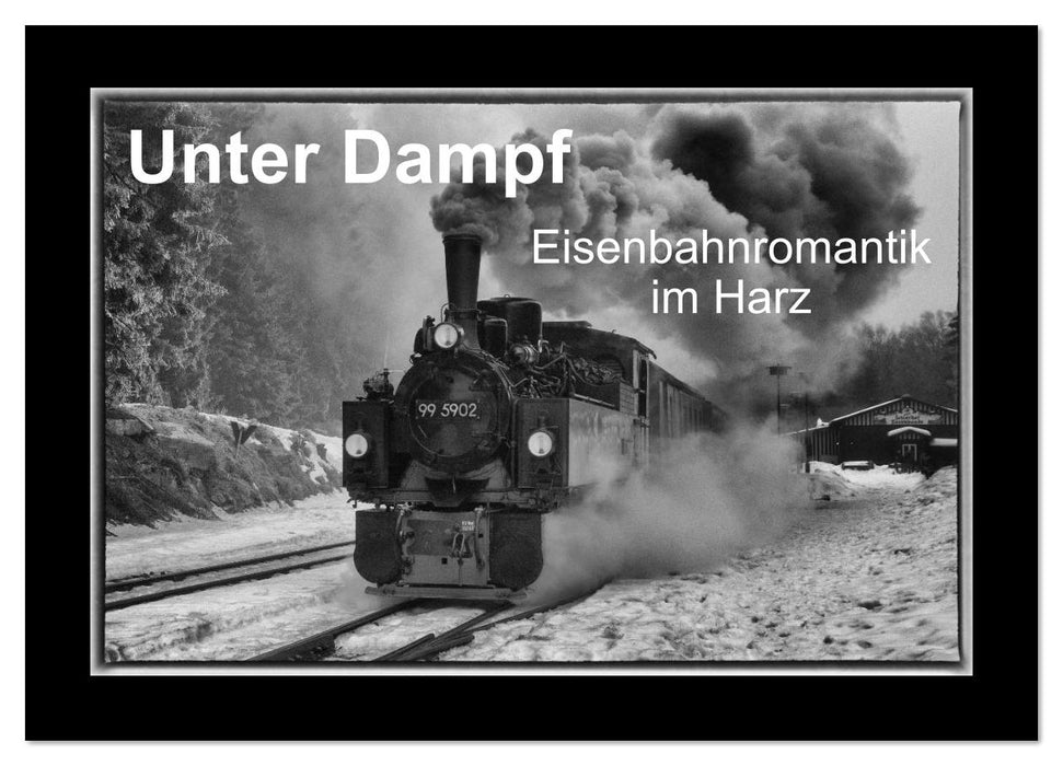 Unter Dampf - Eisenbahnromantik im Harz (CALVENDO Wandkalender 2026)