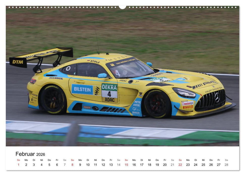 Supersportwagen auf der Rennstrecke (CALVENDO Wandkalender 2026)