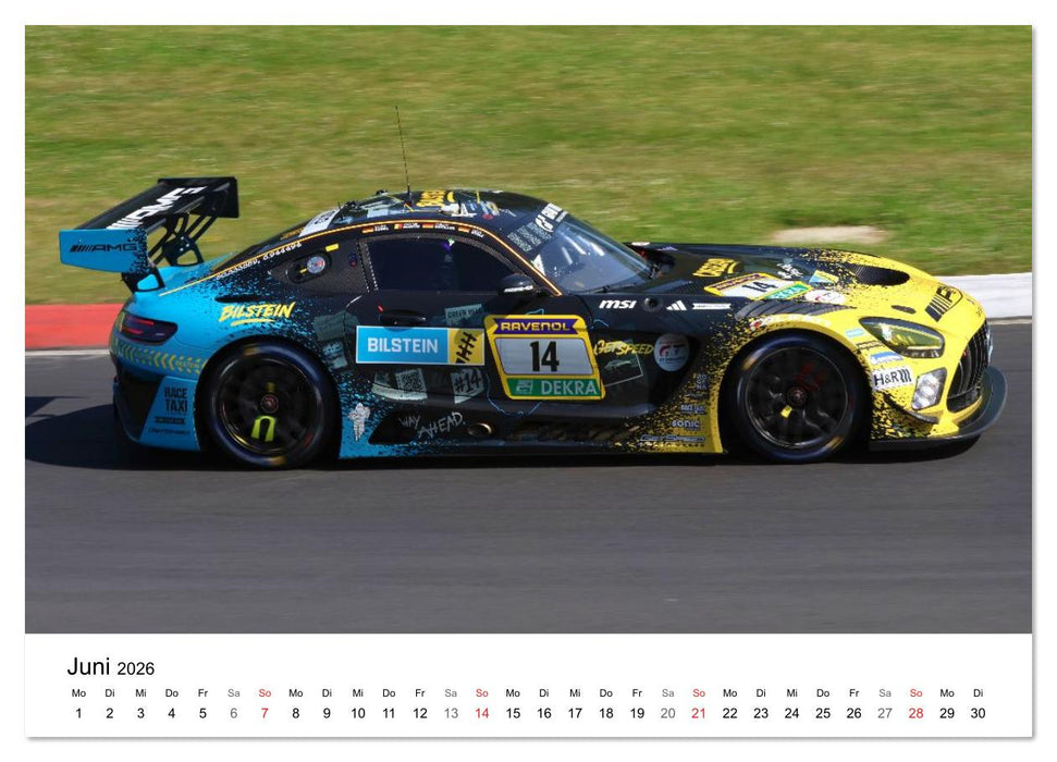 Supersportwagen auf der Rennstrecke (CALVENDO Wandkalender 2026)