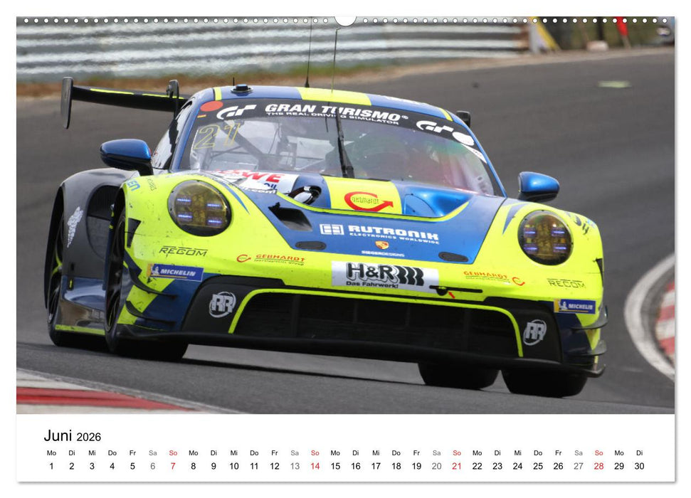 Supersportwagen auf der Rennstrecke (CALVENDO Wandkalender 2026)